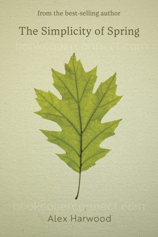 premade book cover leaf